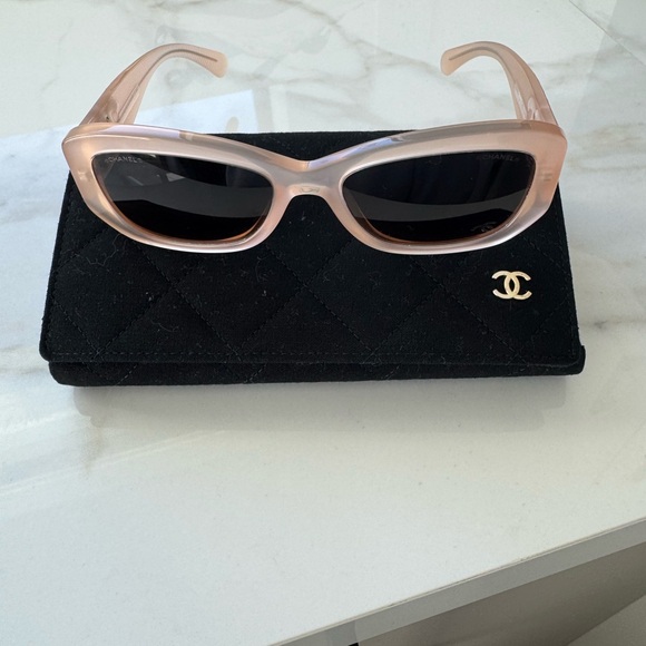 Chanel Rectangle Sunglasses 55mm main image 6